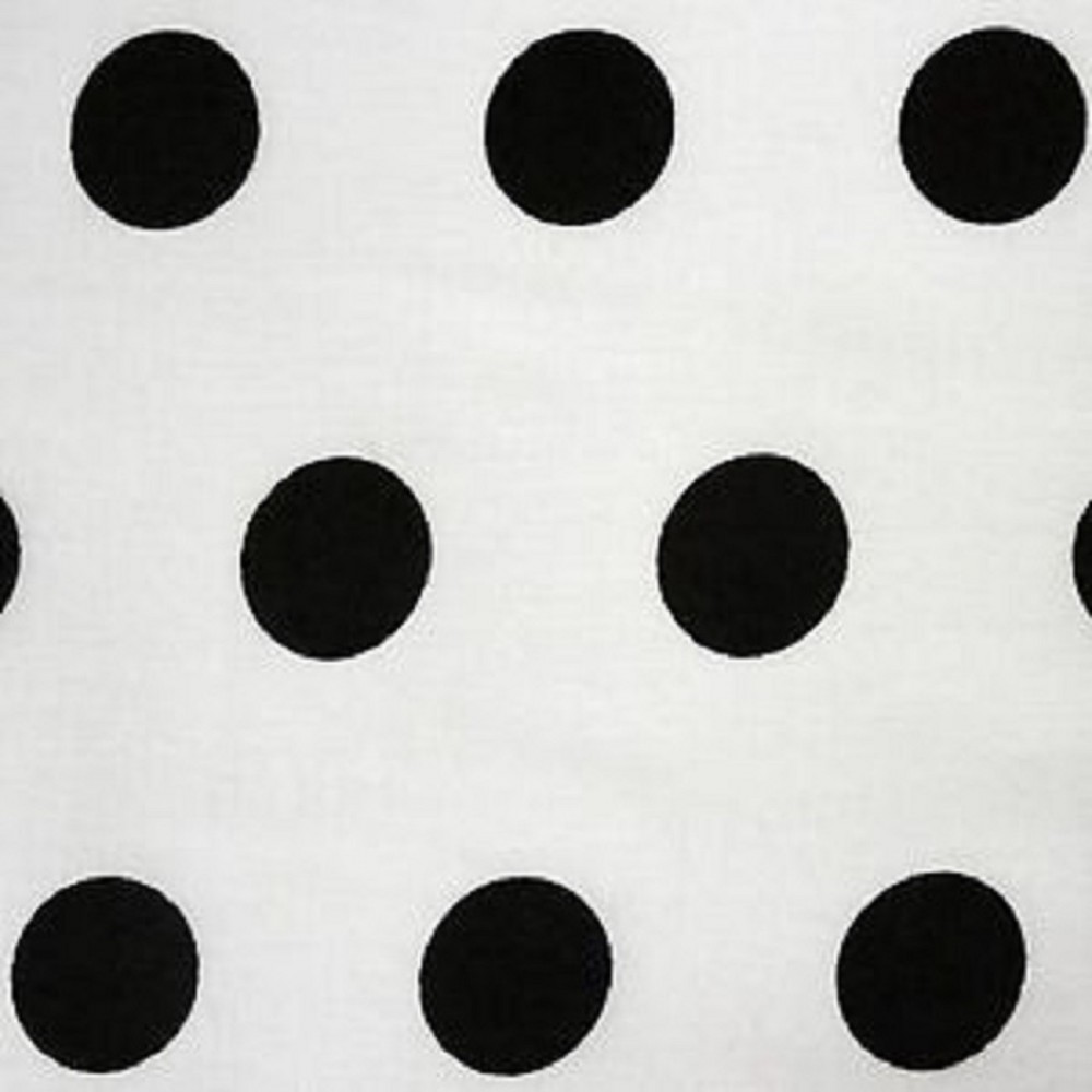 White Spot Polka Dot Fabric 45