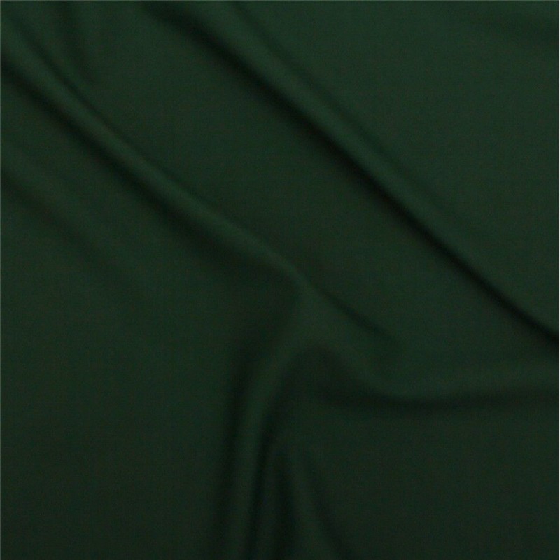 Bottle Dark Green Bi Stretch Plain Polyester 