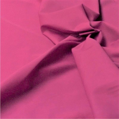 Dark Cerise Pink Plain Fabric Polycotton 45