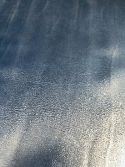 NAVY FAUX LEATHER FABRIC 143 CM WIDTH PRICE PER 80 CM