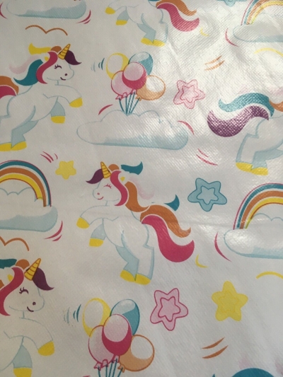 unicorn pvc wipeclean table fabric cover 137 cm width
