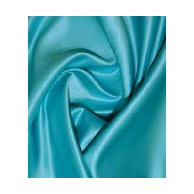 Teal Blue Satin Polyester Fabric 150cm Width Price per metre