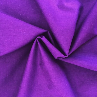 Purple Plain Fabric Polycotton 45