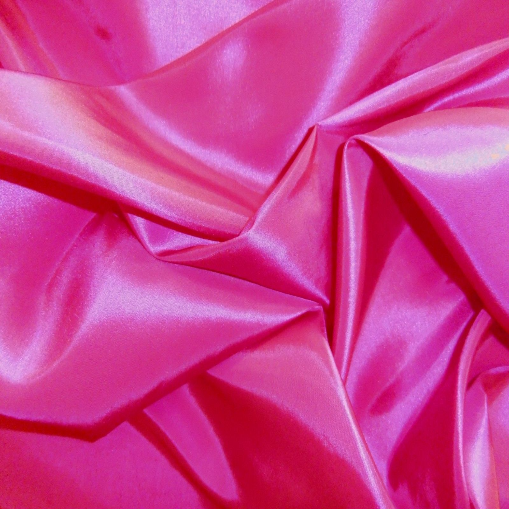 Cerise Pink Taffeta Polyester Fabric 150cm